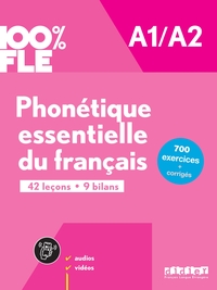 Image de 100% FLE - Phonétique essentielle du français A1/A2 - livre + didierfle.app