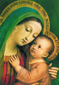Picture of Mois de Marie devant l'image miraculeuse de Notre-Dame du Bon Conseil de Genazzano - L356