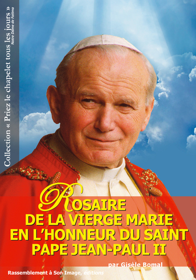 Picture of Rosaire de la vierge Marie en l'honneur du saint Pape Jean-Paul II - L105