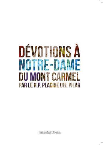 Picture of Dévotions à Notre-Dame du Mont Carmel - L369