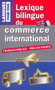 Picture of Lexique bilingue du commerce international