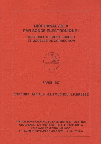 Picture of MICROANALYSE X PAR SONDE ELECTRONIQUE:METHODE DE MONTE-CARLO