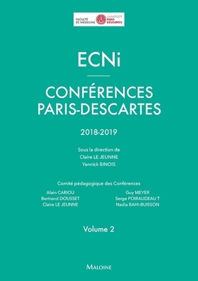 Picture of ECNI conferences paris-descartes volume 2 2018-2019