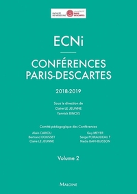 Picture of ECNI conferences paris-descartes volume 2 2018-2019