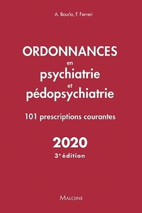 Image de ordonnances en psychiatrie et pedopsychiatrie 2020, 3e ed