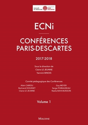 Image de ECNI ? conférences paris-Descartes ? volume 1 ? 2017-2018