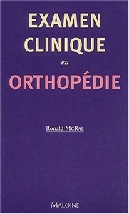 Image de examen clinique en orthopedie