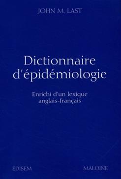 Image de DICTIONNAIRE D EPIDEMIOLOGIE