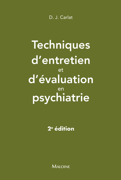 Image de Techniques d'entretien et d'évaluation en psychiatrie, 2e éd