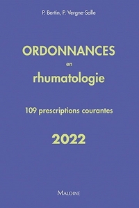 Image de Ordonnances en rhumatologie 2022