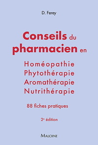 Picture of Les conseils du pharmacien en homéopathie, nutrithérapie, aromathérapie, phyt
