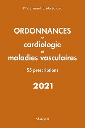 Image de ordonnances en cardiologie et maladies vasculaires 2021