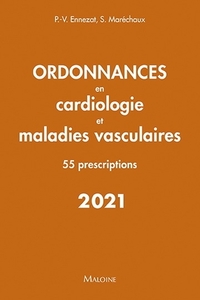 Image de ordonnances en cardiologie et maladies vasculaires 2021