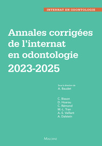 Image de Annales corrigées de l'internat en odontologie 2023-2025