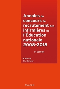 Picture of Annales du concours recrutement des infirmières de l'éducation nationale