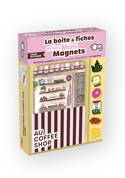 Picture of Coffret cosy kitchen mini magnets - au coffee shop
