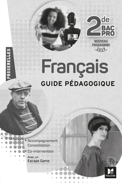 Picture of Passerelles - FRANCAIS 2nde bac Pro - Éd. 2019 - Guide pédagogique