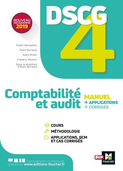 Picture of DSCG 4 - Comptabilité et audit -  Manuel et applications