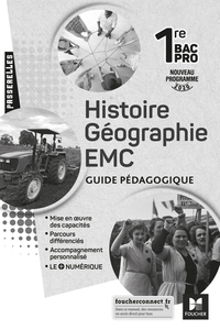 Picture of Passerelles - HISTOIRE-GEOGRAPHIE-EMC 1re Bac Pro - Ed. 2020 - Guide pédagogique