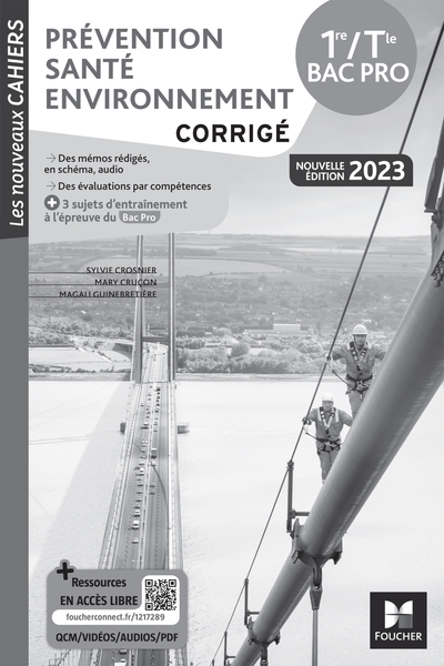Picture of Les Nouveaux Cahiers - PRÉVENTION SANTÉ ENVIRONNEMENT (PSE) - 1re-Tle Bac Pro - 2023 - Corrigé
