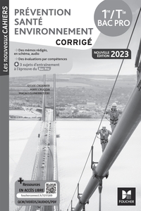 Picture of Les Nouveaux Cahiers - PRÉVENTION SANTÉ ENVIRONNEMENT (PSE) - 1re-Tle Bac Pro - 2023 - Corrigé
