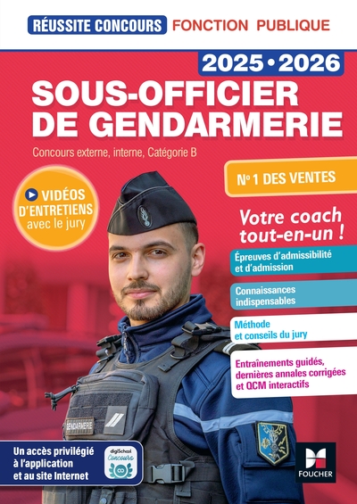 Picture of Réussite Concours - Sous-officier de gendarmerie - 2025-2026- Préparation complète