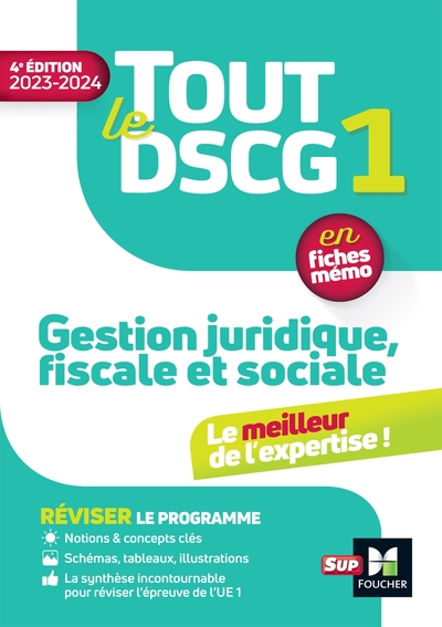 Picture of Tout le DSCG 1 - Gestion juridique fiscale et sociale - Révision