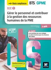Picture of BLOC 3 Gérer le personnel et contribuer à la GRH de la PME BTS GPME 2e année - Éd 2019