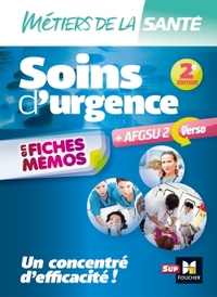 Picture of Métiers de la santé - Soins d'urgence - AFGSU en fiches mémos - Entrainement révision - 2e édition
