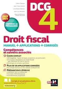 Picture of DCG 4 - Droit fiscal - Manuel et applications - Millésime 2023-2024