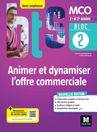 Picture of BLOC 2 Animer et dynamiser l'offre commerciale - BTS MCO - 1&2 années - Ed 2022