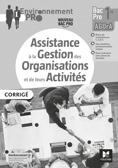 Image de Environnement Pro - AGOrA - 1re Bac Pro  - Éd. 2021 - Corrigé