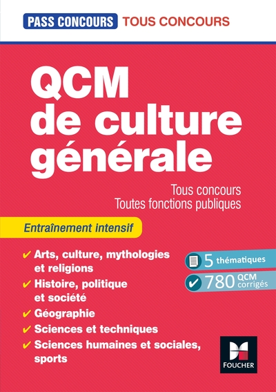 Picture of Pass'Concours - QCM de culture générale - Tous concours - 7e édition - Entraînement