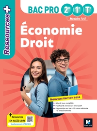 Picture of Ressources Plus - Économie-Droit - 2de 1re Tle Bac Pro - Ed. 2026 - Livre élève