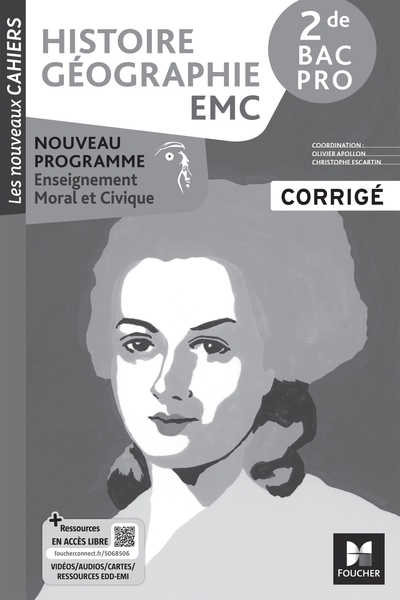 Picture of Les Nouveaux Cahiers - HISTOIRE GÉOGRAPHIE EMC - 2de Bac Pro - Éd. 2024 - Corrigé
