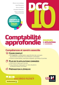 Picture of DCG 10 - Comptabilité approfondie - 13e édition - Manuel et applications