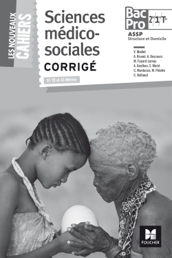 Picture of Les Nouveaux Cahiers - Sciences Médico-Sociales - 2de/ 1re/ Tle BAC PRO ASSP - Corrigé