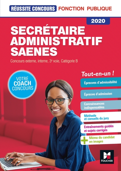 Picture of Reussite Concours - Secrétaire administratif, SAENES - Catégorie B - 2020 - Préparation complète