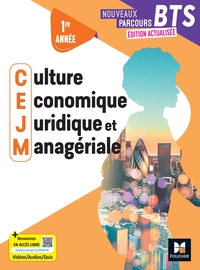 Picture of Nouveaux Parcours - Culture économique juridique et managériale CEJM - BTS 1 - Ed.2025 - Livre élève