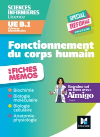 Picture of L'UE B1 en fiches mémos - Sciences biomédicales - Fonctionnement du corps humain - DEI