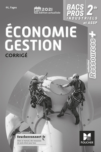 Picture of Ressources plus - ÉCONOMIE-GESTION - 2de Bac Pro - Éd. 2021 - Corrigé