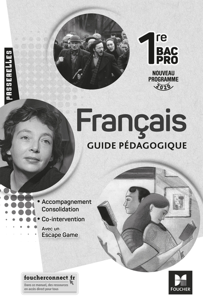 Picture of Passerelles - FRANCAIS 1re bac pro - Ed. 2020 - Guide pédagogique