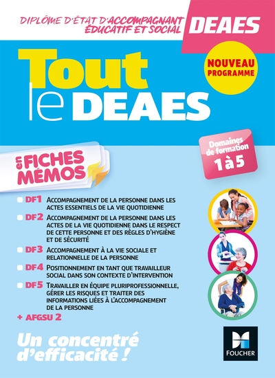 Picture of Tout le DEAES en fiches mémos - Nouveau programme