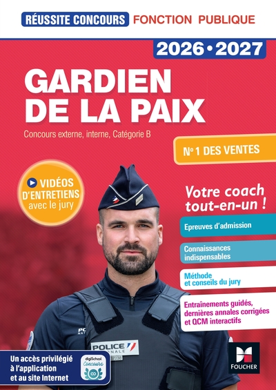 Image de Réussite Concours - Gardien de la paix - 2026-2027- Préparation complète