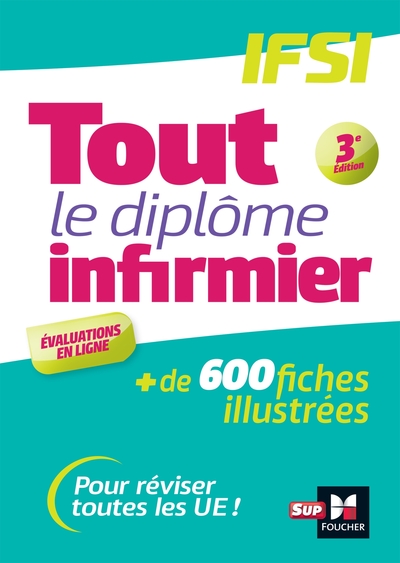 Picture of Tout le Diplôme Infirmier en fiches mémos - DEI - UE 1.1 à 6.2 - IFSI - Entrainement révision 3e Ed
