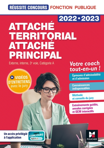 Picture of Réussite Concours - Attaché territorial, Attaché principal Cat. A - 2022-2023 - Préparation complète
