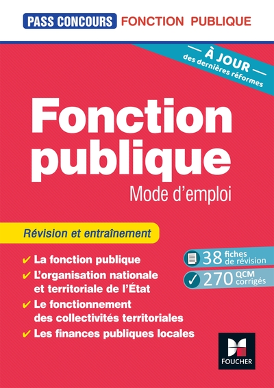 Picture of Pass'Concours - Fonction publique Mode d'emploi - 9e édition - Révision et entraînement