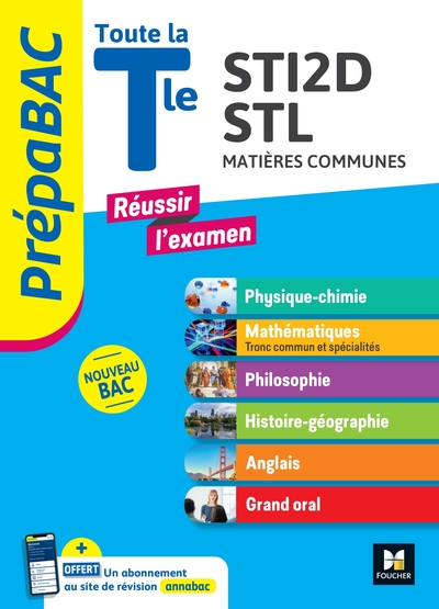 Picture of PREPABAC - Toute la terminale STI2D/STL - Contrôle continu et épreuves finales - Révision 2025