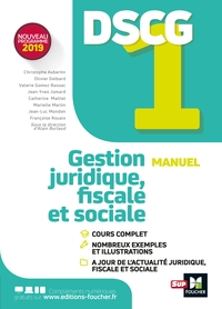 Picture of DSCG 1 - Gestion juridique fiscale et sociale - Manuel et applications