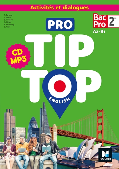 Image de PRO TIP TOP ENGLISH - 2de Bac Pro - Éd. 2021 - CD audio